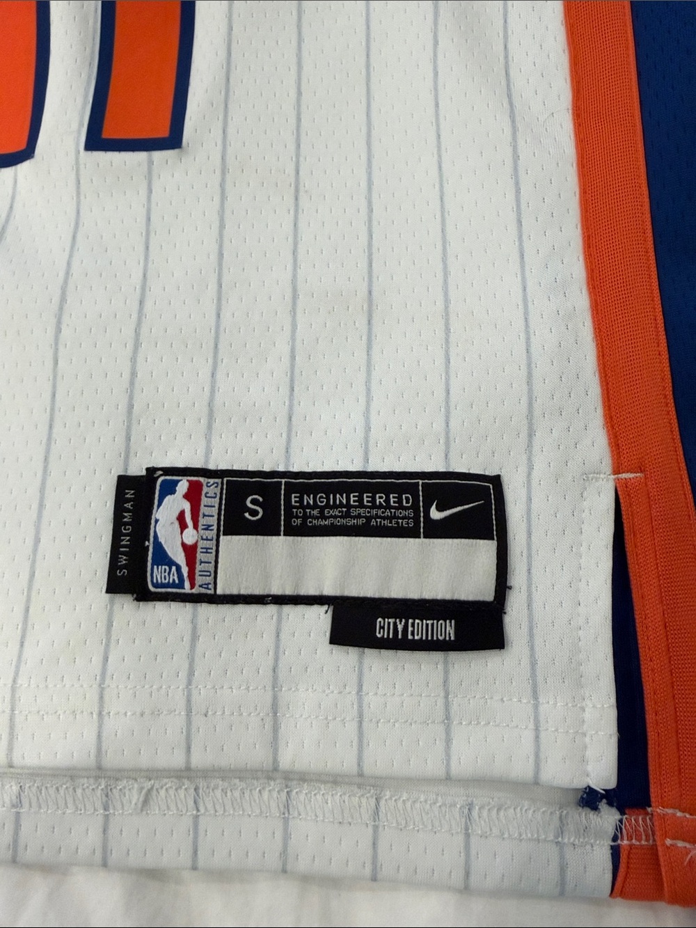 Knicks Brunson #11 City Edition Jersey - Picture 5 of 6